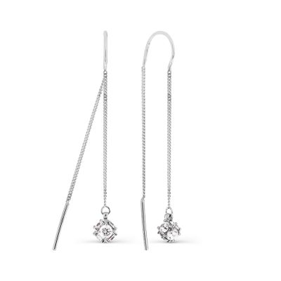 

Серьги с фианитами Premium Линии Любви, Серьги Т302026993