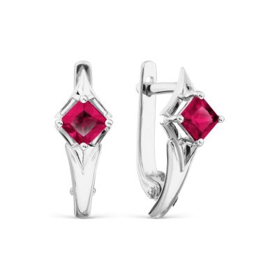 

Серьги с рубинами Линии Любви, Серьги Т301028008