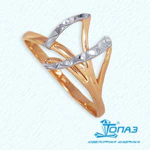 

Кольцо из красного золота Линии Любви, Кольцо Т140612526