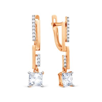 

Серьги с Swarovski Zirconia Линии Любви, Серьги Т147028815