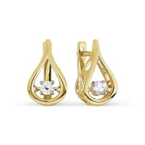 

Серьги с бриллиантами Линии Любви
