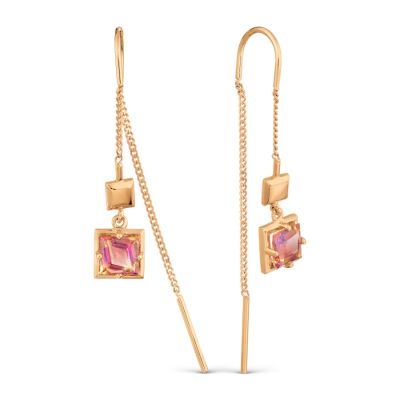 

Серьги с Swarovski Zirconia Линии Любви, Серьги Т10202Б192-01