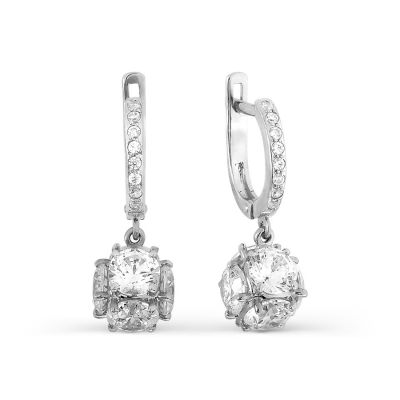 

Серьги с Swarovski Zirconia Линии Любви, Серьги Т307026863
