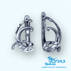 

Серьги из белого золота Линии Любви, Серьги Т30062794