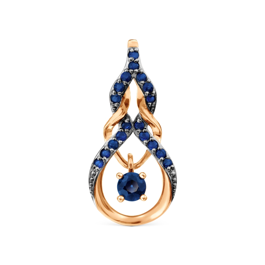 

Подвеска с сапфирами Линии Любви, Подвески и кулоны Т141035171