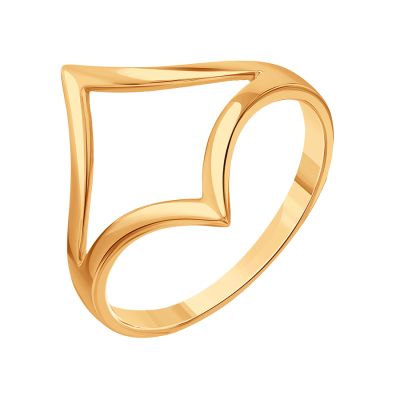 

Кольцо из красного золота Линии Любви, Кольцо Т10001А242