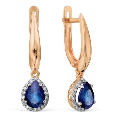 

Серьги Т14602Б941-01-02 Линии Любви, Серьги Т14602Б941-01-02