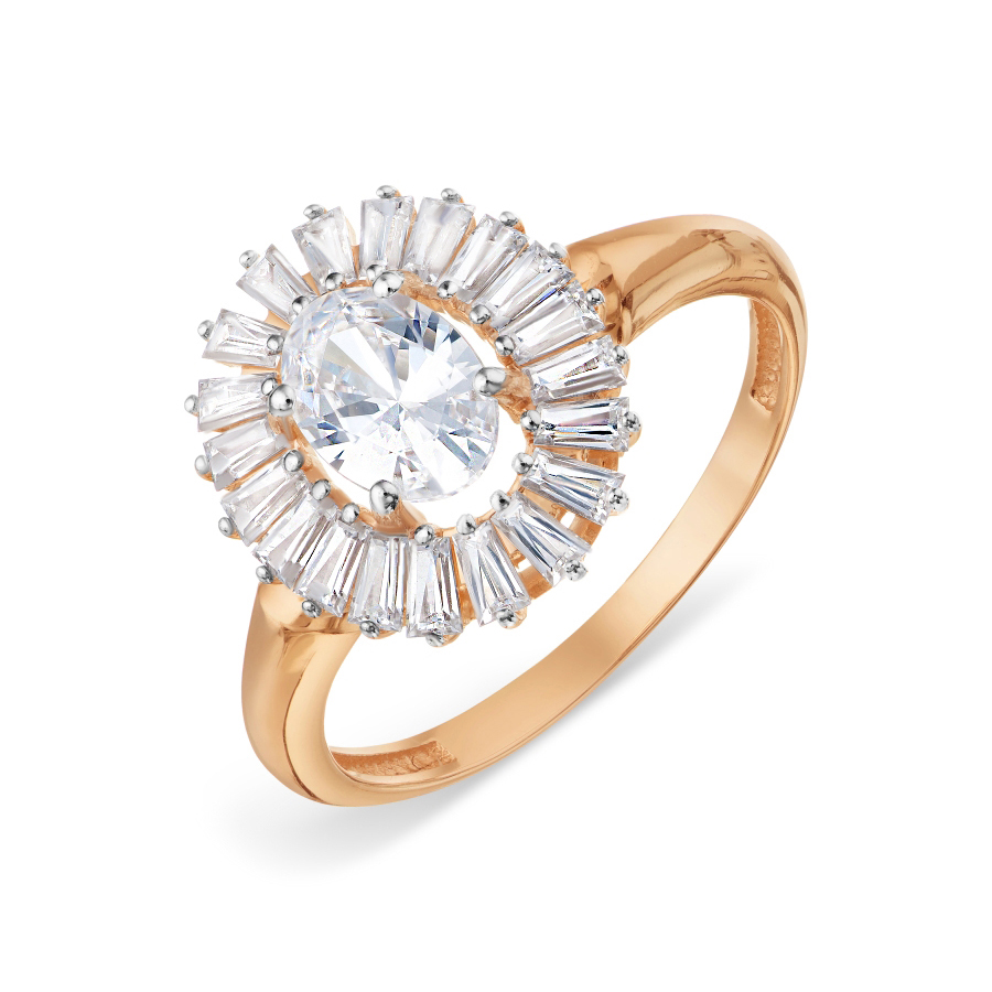 

Кольцо с Swarovski Zirconia Линии Любви, Кольцо Т142018623