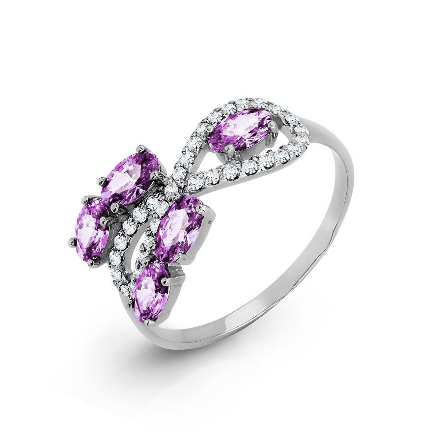 

Кольцо с Swarovski Zirconia Линии Любви, Кольцо Т307017357-01