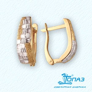 

Серьги из красного золота Линии Любви, Серьги Т140221862