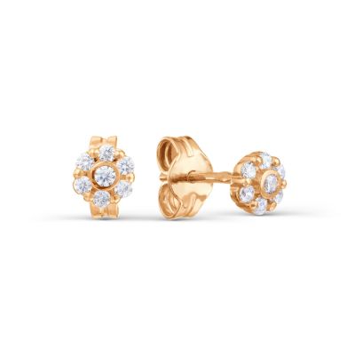 

Серьги с фианитами Линии Любви, Серьги Т10202772-1