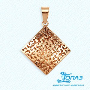 

Подвеска из красного золота Линии Любви, Подвески и кулоны Т110631815