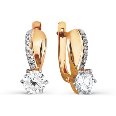 

Серьги с Swarovski Zirconia Линии Любви, Серьги Т147026954