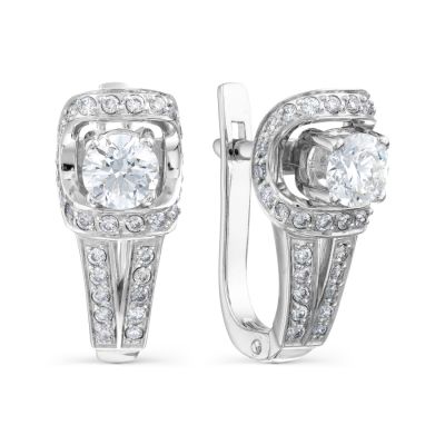 

Серьги с бриллиантами Линии Любви, Серьги Т331022660