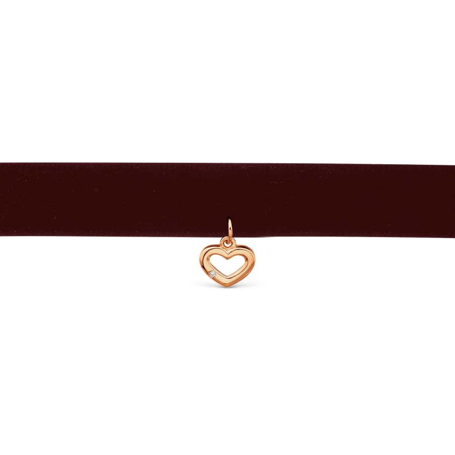 

Колье с фианитом Линии Любви, Колье Т10211548-02