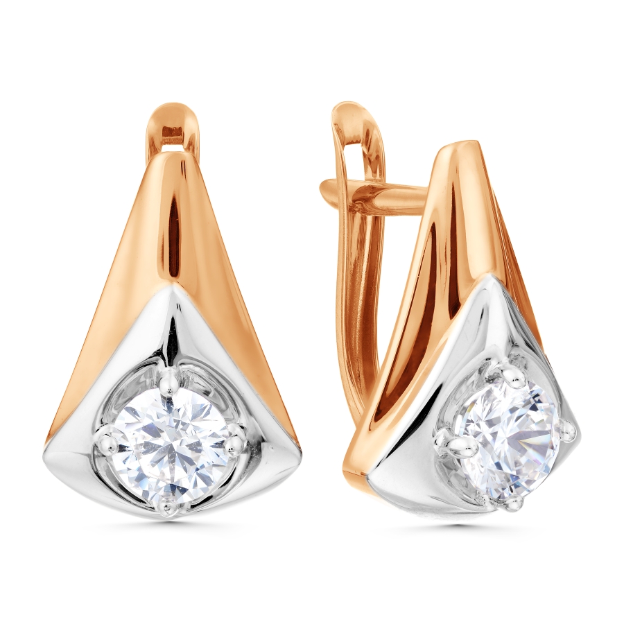 

Серьги с Swarovski Zirconia Линии Любви, Серьги Т142029737