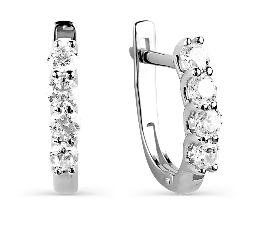 

Серьги с Swarovski Zirconia Линии Любви, Серьги Т302025968