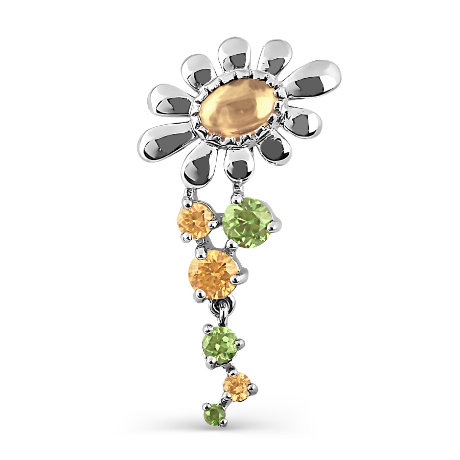 

Подвеска с хризолитами и цитринами Линии Любви