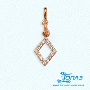 

Подвеска с фианитами Линии Любви