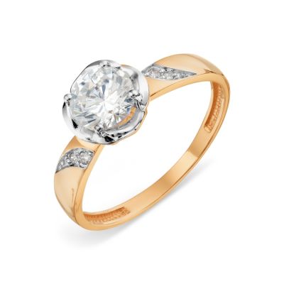 

Кольцо с Swarovski Zirconia Линии Любви, Кольцо Т142018919