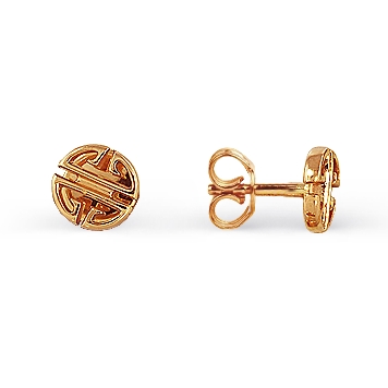 

Серьги из красного золота Линии Любви, Серьги Т100022752