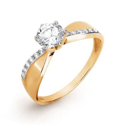 

Кольцо с Swarovski Zirconia Линии Любви, Кольцо Т147016679