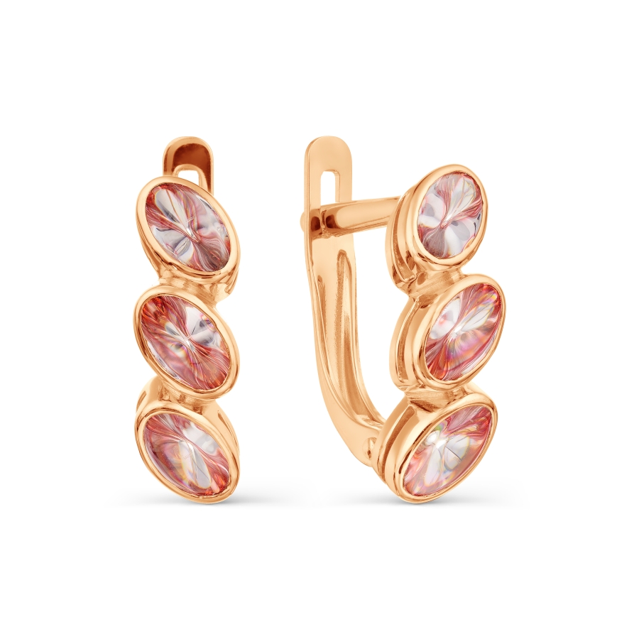 

Серьги с Swarovski Zirconia Линии Любви, Серьги Т102028883