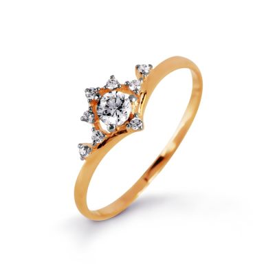 

Кольцо с Swarovski Zirconia Линии Любви, Кольцо Т147017165