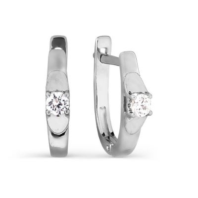 

Серьги с Swarovski Zirconia Линии Любви, Серьги Т302026349