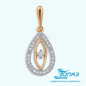 

Подвеска с фианитами Линии Любви