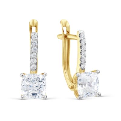 

Серьги с фианитами Premium Линии Любви, Серьги Т94202Б094
