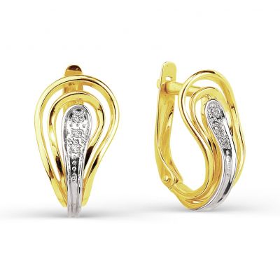 

Серьги с фианитами Линии Любви, Серьги Т942023876