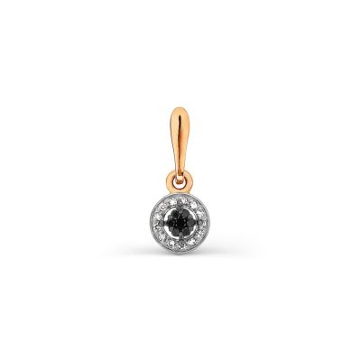 

Подвеска с бриллиантами и Swarovski Zirconia Линии Любви, Подвески и кулоны Т111034370-01