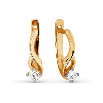 

Серьги с фианитами Premium Линии Любви, Серьги Т142026351