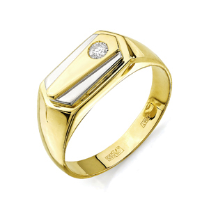 

Кольцо с бриллиантом Линии Любви