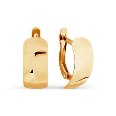 

Серьги из красного золота Линии Любви, Серьги Т100027039