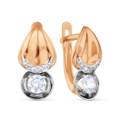 

Серьги с Swarovski Zirconia Линии Любви, Серьги Т147028949
