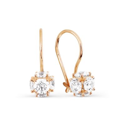 

Серьги с фианитами Premium Линии Любви, Серьги Т102026991
