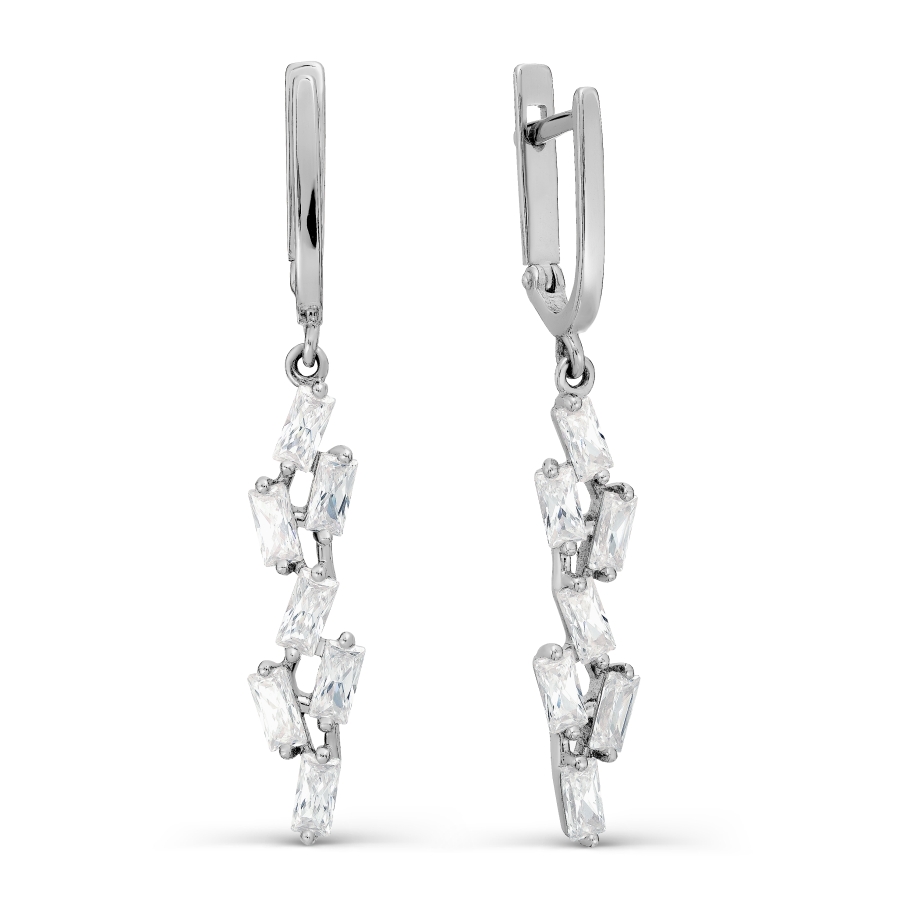 

Серьги с Swarovski Zirconia Линии Любви, Серьги Т302027683