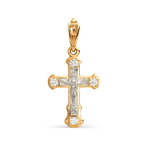 

Крестик с фианитами Линии Любви, Крестики Т13206301