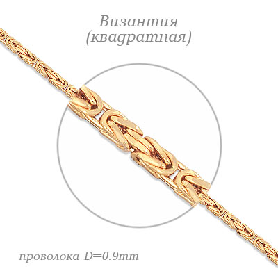 

Цепочка из красного золота Линии Любви, Цепочки ЦПВЗ00614090