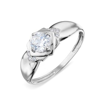

Кольцо с Swarovski Zirconia Линии Любви, Кольцо Т302018666