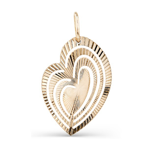 

Подвеска из красного золота Линии Любви, Подвески и кулоны Т100032883