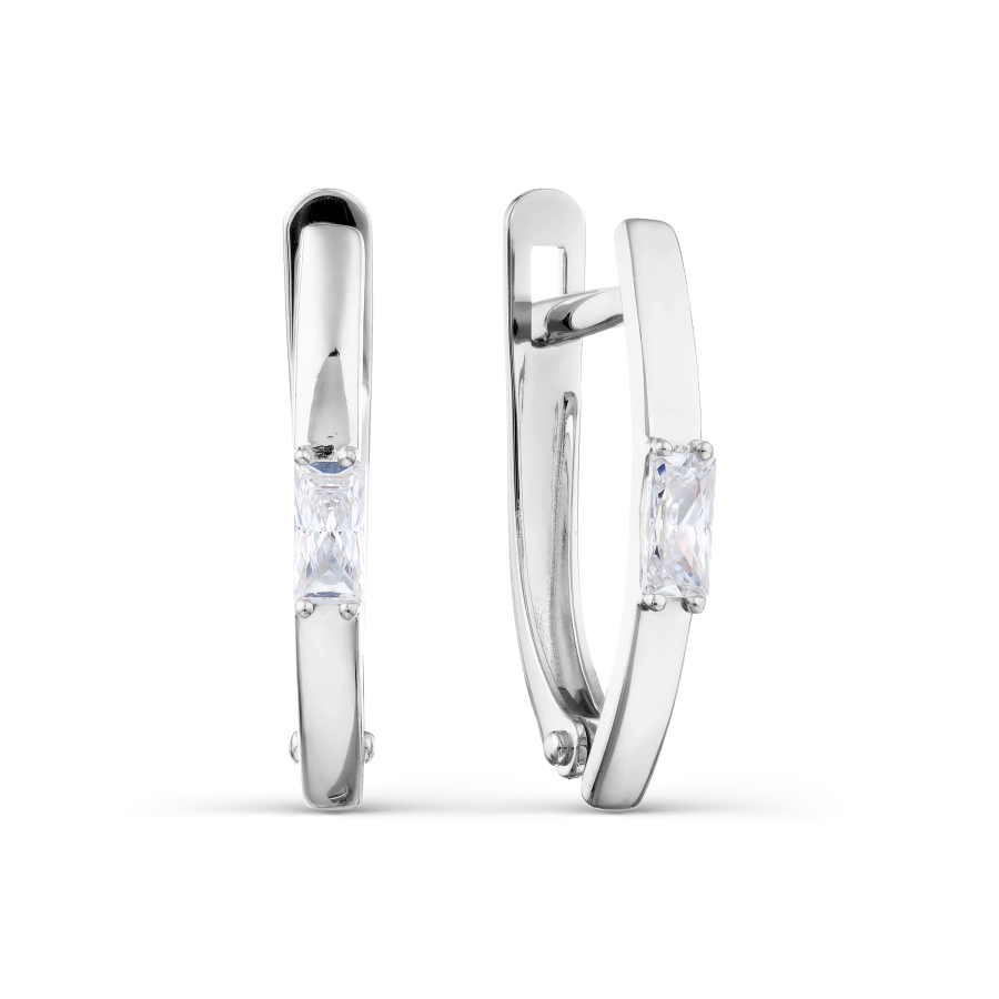 

Серьги с Swarovski Zirconia Линии Любви, Серьги Т302028563