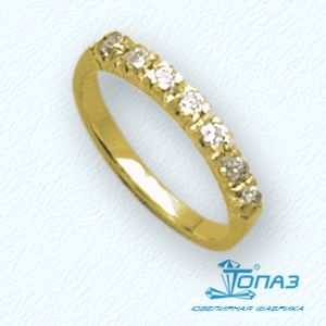

Кольцо с фианитами Линии Любви, Кольцо Т90201047