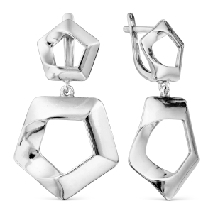 

Серьги из серебра Линии Любви, Серьги Т74002Б639