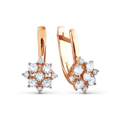 

Серьги с Swarovski Zirconia Линии Любви, Серьги Т147027073