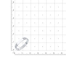 Кольцо обручальное из белого золота, 3 мм арт.&nbsp;Т300011470 (Т300011470)