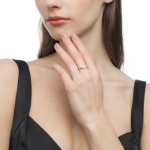 Кольцо с фианитами арт.&nbsp;Т142015601 (Т142015601)