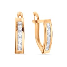 Серьги с фианитами арт. Т10202В114 (Т10202В114)